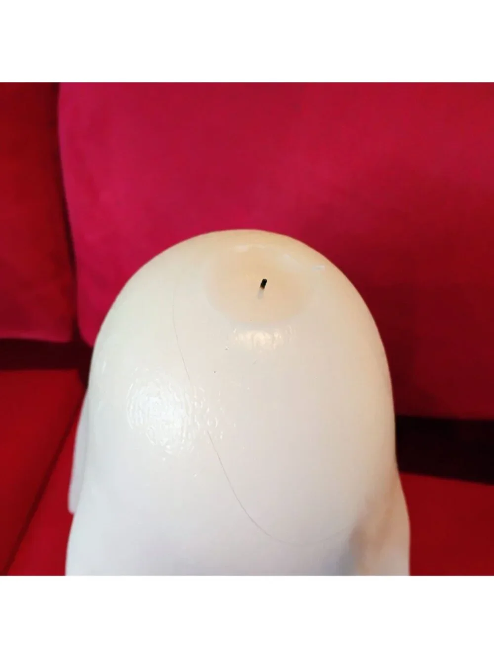 Set Of 3 Pottery Barn Bougie Boo Moaning Ghost-Shaped Candles 2 Large, 1 Small